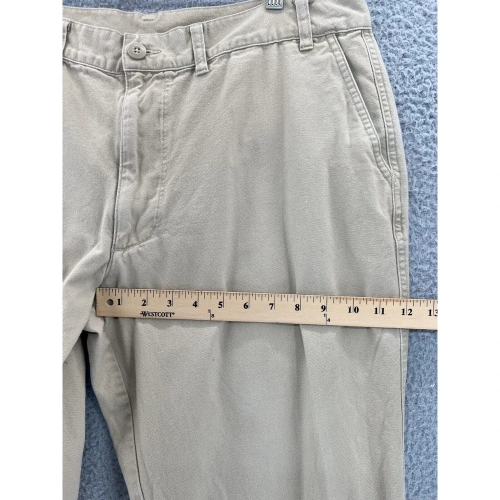 PATAGONIA Organic Cotton Pant Men 38 (35x29 Actual) Tan Khaki Chino Straight Leg